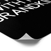 Don't Mess With My Grandkids, Funny, Jokes, Sarcas Poster (Ecke)