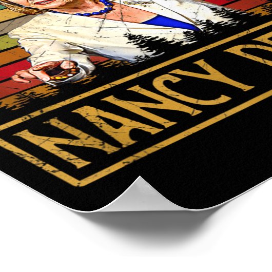 Don't Mess With Nancy Pelosi  Poster (Ecke)