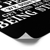 Don't Mess With Old People Do Not Mess With Old Pe Poster (Ecke)