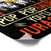 Don't Mess With P Psaurus You'll Get Jurkicked  Poster (Ecke)