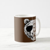 Don't Mess with Papa Bear Vathers Day Kaffeetasse (VorderseiteRechts)