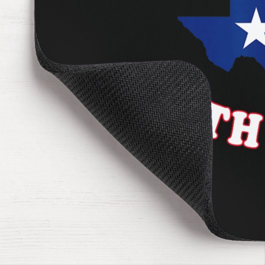 Don't Mess With State Outline And Flag Texas Mousepad (Ecke)