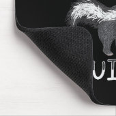 Don't Mess With The Fart Squirrel Forest Animal Sk Mousepad (Ecke)