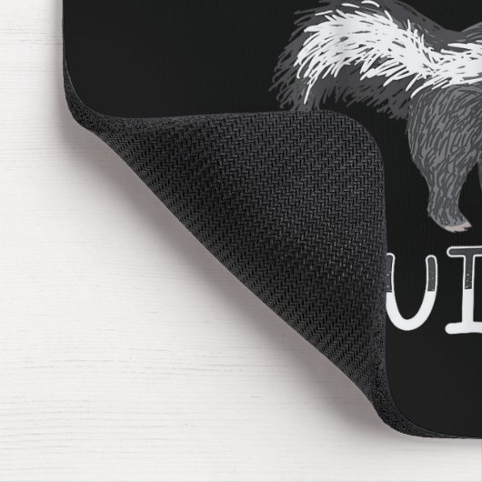 Don't Mess With The Fart Squirrel Forest Animal Sk Mousepad (Ecke)