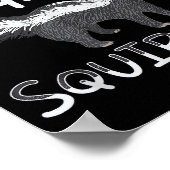 Don't Mess With The Fart Squirrel Forest Animal Sk Poster (Ecke)