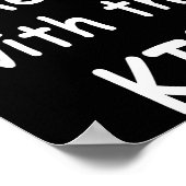 Don't Mess With The Kid  Poster (Ecke)