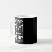 Don't Mess With The Sound Guy, Funny Sound Enginee Kaffeetasse (Vorderseite Links)