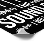 Don't Mess With The Sound Guy, Funny Sound Enginee Poster (Ecke)