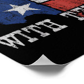 Don't Mess With Vintage Texas Longhorn Lone Star S Poster (Ecke)