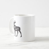 Don't Moose With Me Distressed Animal Lover Gift Kaffeetasse (Vorderseite Links)