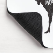 Don't Moose With Me Distressed Animal Lover Gift  Mousepad (Ecke)