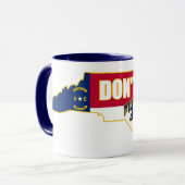 Don't NEW JERSEY My NORTH CAROLINA Tasse (Vorderseite Links)