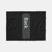 Don't New York My Florida On Back  Fleecedecke (Vorderseite (Horizontal))