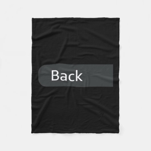 Don't New York My Florida On Back  Fleecedecke (Vorderseite)