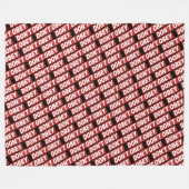 Don't Obey Portland Frog Protest Fleecedecke (Vorderseite (Horizontal))