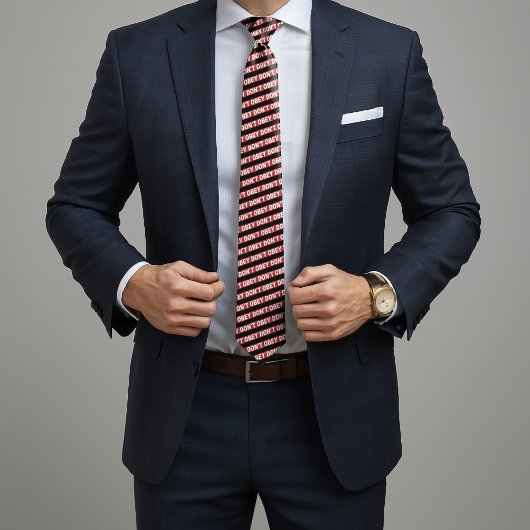 Don't Obey Portland Frog Protest Krawatte