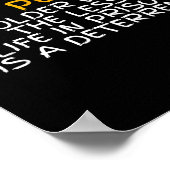 Don't Off Old People Life In Prison  Poster (Ecke)