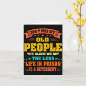 Don't Off Old People - The Older We Get The Less L Karte (Gelbe Blume)