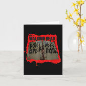 Don't Open Dead Inside  Karte (Gelbe Blume)