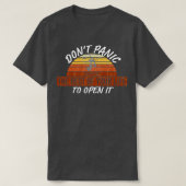 Dont Panic Funny Skydiving T-Shirt (Design vorne)