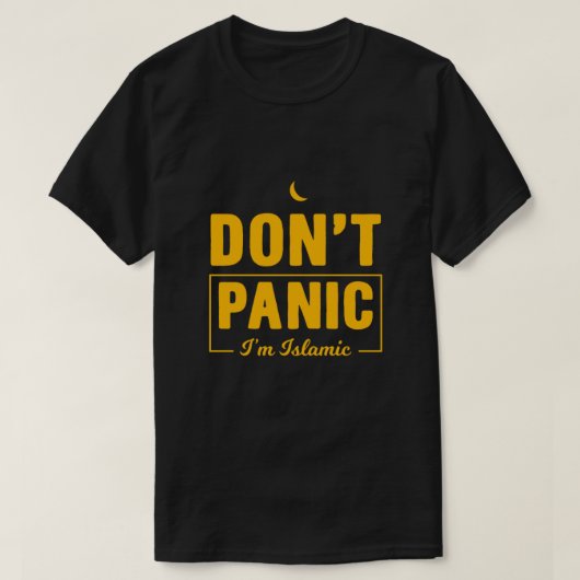 Dont Panic Im islamischen Islam Allah Mosque Gi T-Shirt (Design vorne)