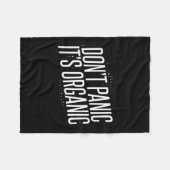 Don't Panic It's Organic  Fleecedecke (Vorderseite (Horizontal))