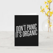 Don't Panic It's Organic  Karte (Gelbe Blume)