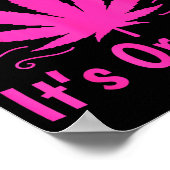 Don't Panic It's Organic Marijuan Weed T Leaf Ston Poster (Ecke)