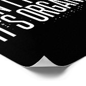 Don't Panic It's Organic Poster (Ecke)