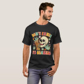 Don't Panic It's Organic Weed Skull  T-Shirt (Vorne ganz)
