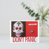 DONT PANIC POSTKARTE (Stehend Vorderseite)