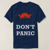 Dont Panic Rustacean Ferris the Crab Rust Programm T-Shirt (Design vorne)