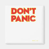 Don't Panic Vintage Distressed Shirt Magnet (Vorne)
