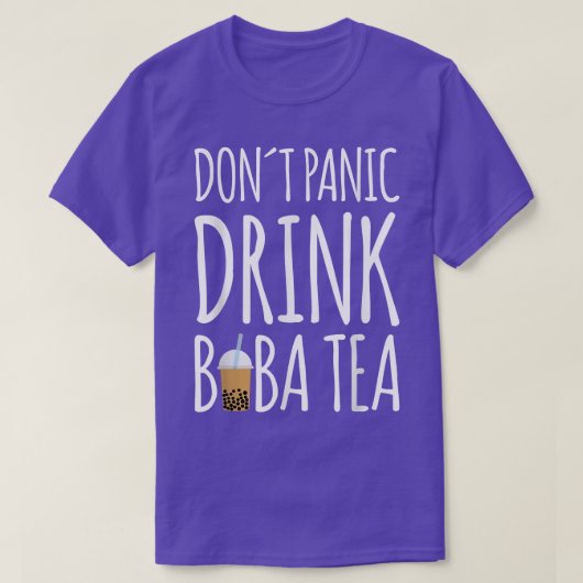 Dont Panik Drink Boba Tea Bubble Tee (Design vorne)