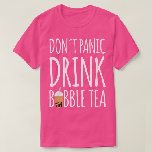 Dont Panik Drink Bubble Tea Boba Tee Premium (Design vorne)