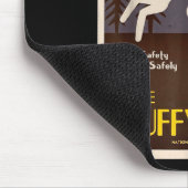 Don't Pet The Fluffy Cows Mousepad (Ecke)