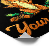 Don't Play With Your Nuts Squirrel  Poster (Ecke)