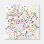 Don't Postpone Joy Magnet (Vorne)