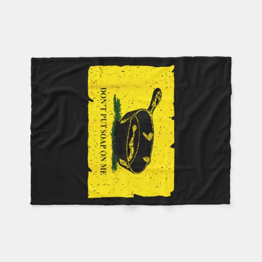 Don't Put Soap On Me Fleecedecke (Vorderseite (Horizontal))