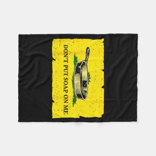 Don't Put Soap On Me Fleecedecke (Vorderseite (Horizontal))