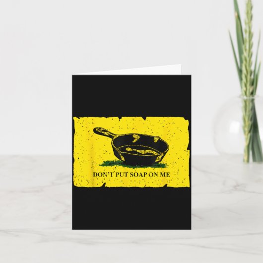 Don't Put Soap On Me  Karte (Vorderseite)