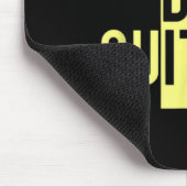 Dont-quit, Do-it-Yellow Graphic Word Art Success Mousepad (Ecke)
