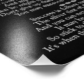 Don't Quit Poem 12 x 12 Fotodruck (Ecke)