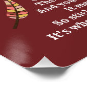 "Don't Quit Poem" - großer Plakatdruck Poster (Ecke)