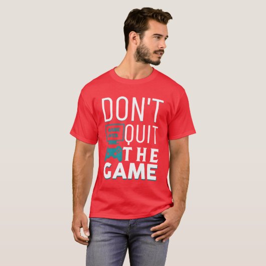 Dont Quithe Game Junge T-Shirt (Vorne ganz)