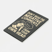 Don't read the negative comments  post-it klebezettel (angewinkelt)