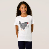 "Don't Ruffle My Feather"-Hühnchen T-Shirt (Vorne ganz)