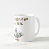 Don't Ruffle My Feathers – Buff Duck Edition Kaffeetasse (VorderseiteRechts)