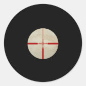 Dont Run Youll Only Die Tired Runder Aufkleber (Vorderseite)