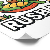 Dont Rush Me Tortoise Poster (Ecke)